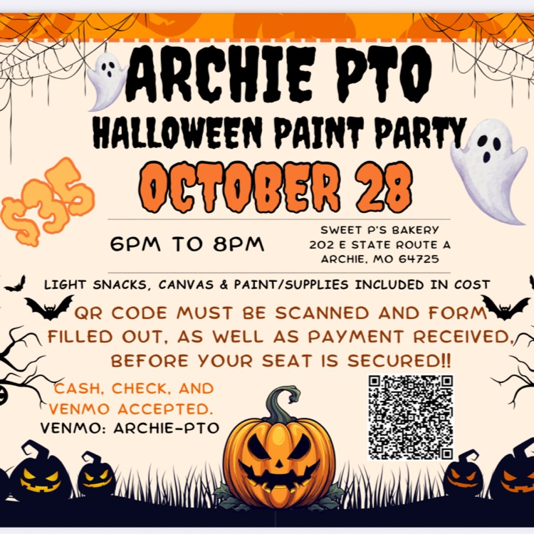 Halloween paint party 