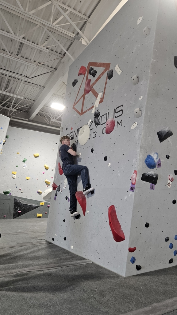 Cory Climbing 