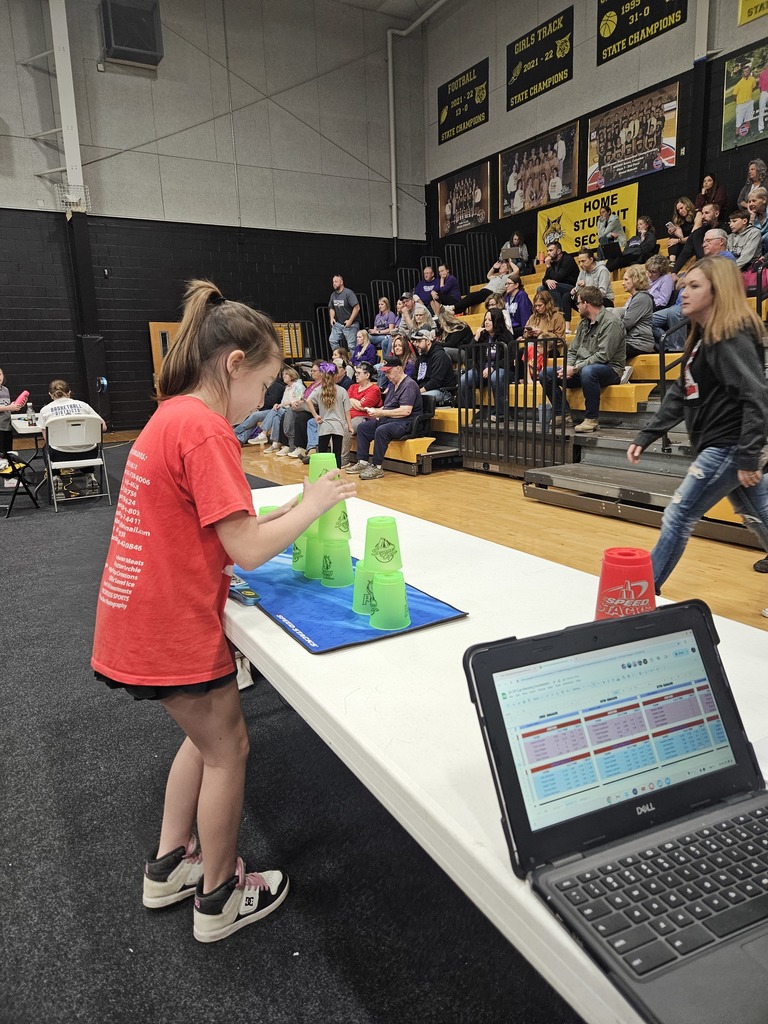 student cup stacking