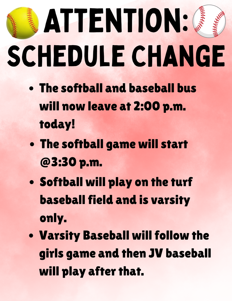 BB/SB Schedule Change