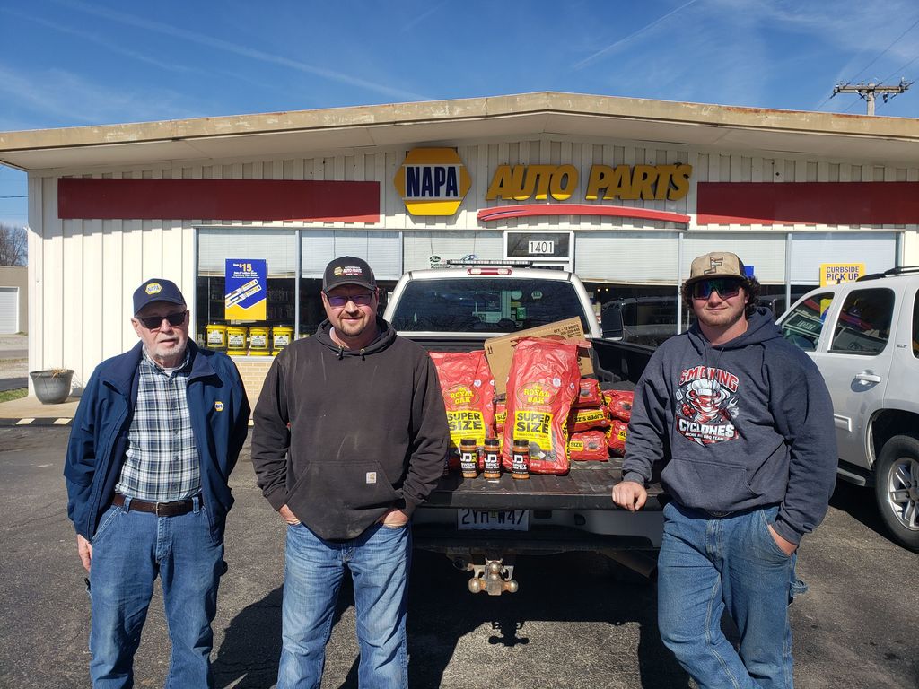 Carson Houchen with Merle and Matt 