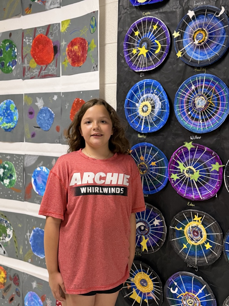showing off art