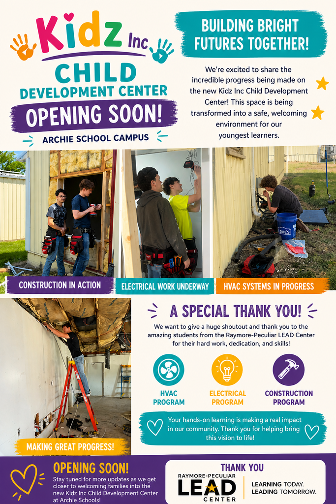 Kidz Inc Child Development Center coming soon