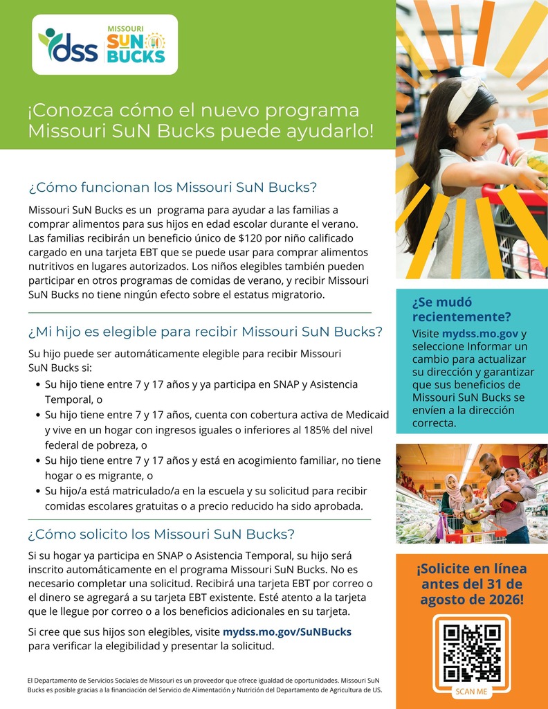 Sun Bucks Spanish