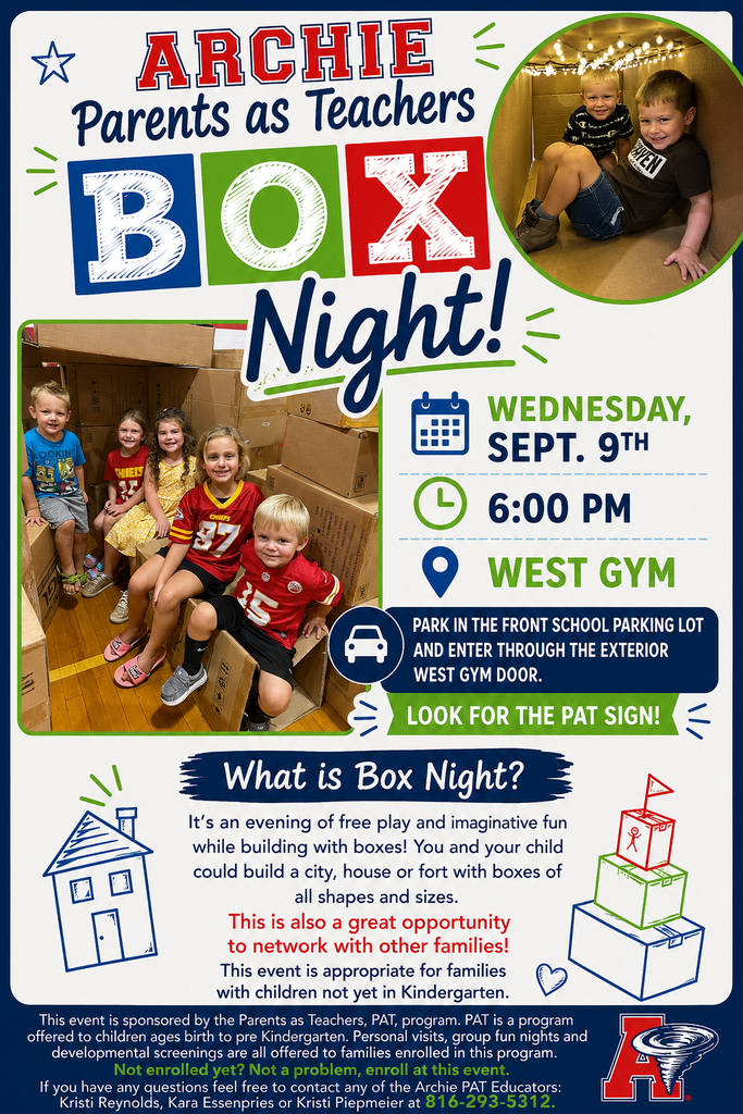 Parents as Teachers Box Night event
