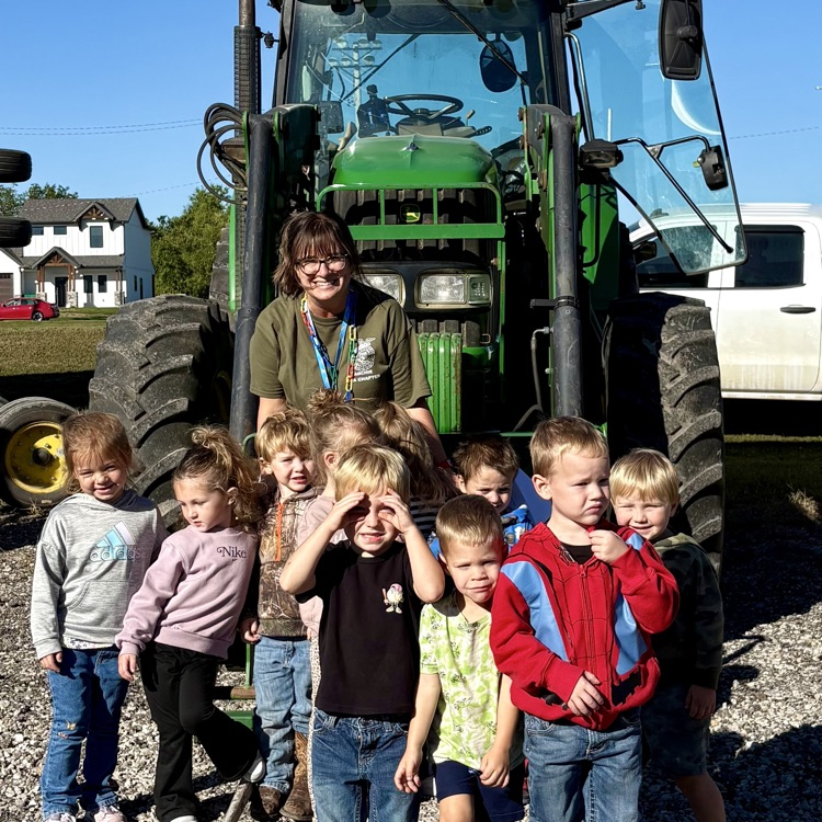 class with tractor 