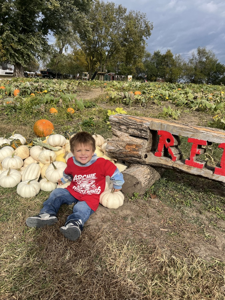 preschool trip to the pumpkin patch 