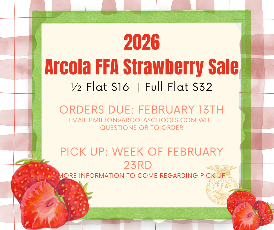 Arcola FFA Strawberry Sale