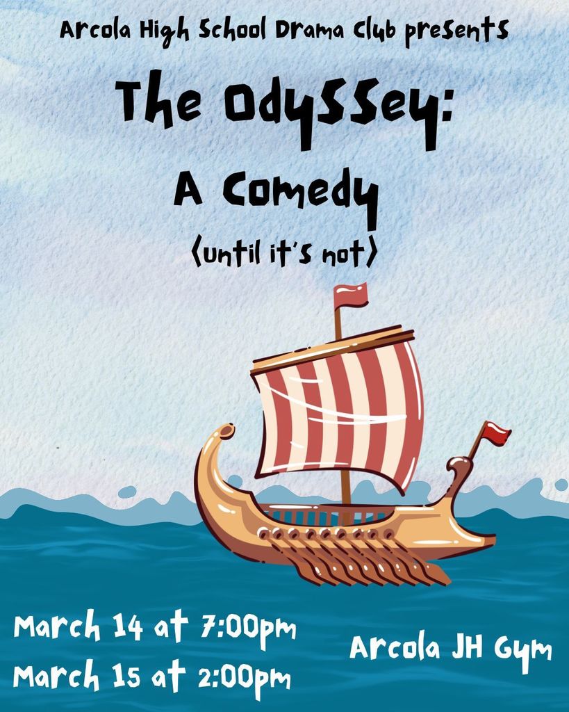 The Odyssey A Comedy (Until it’s not) boat poster