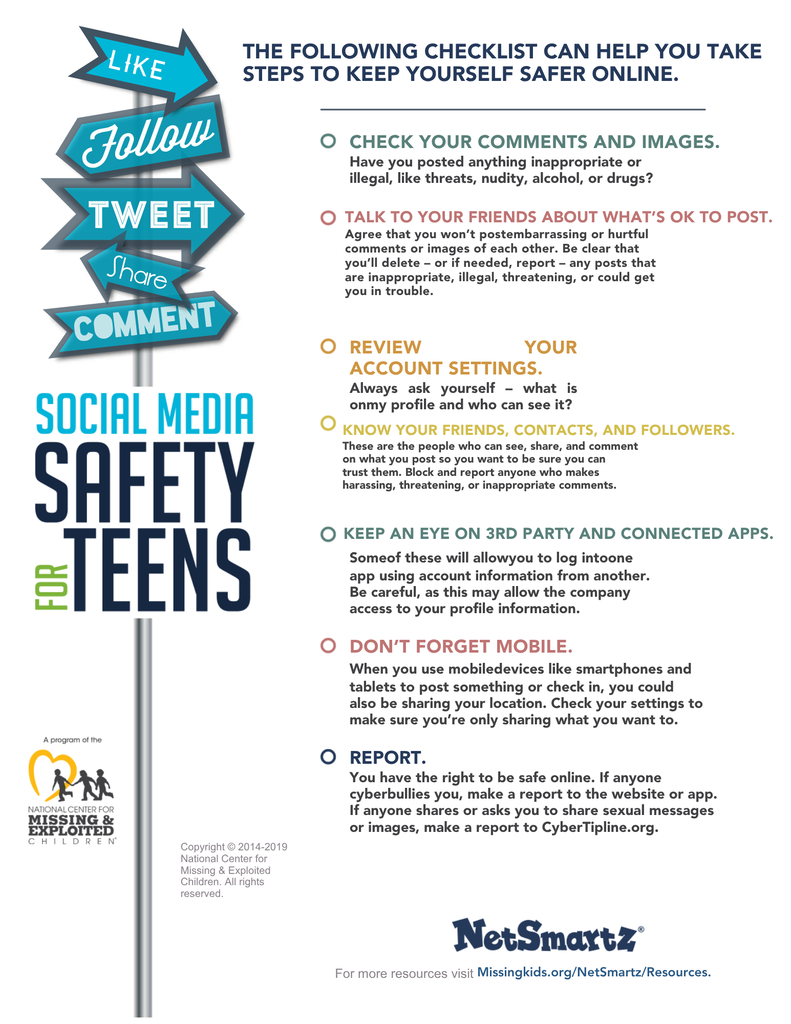 Social Media Safety
