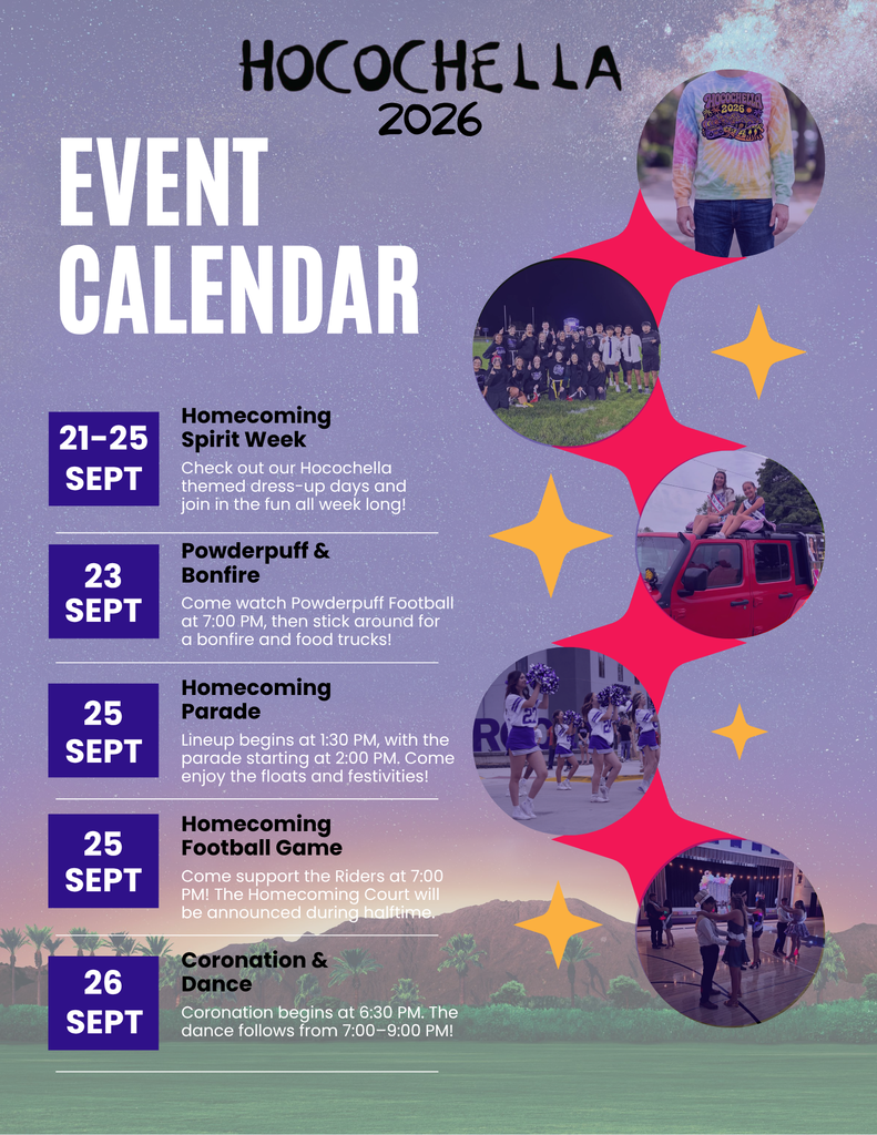 Homecoming Calendar