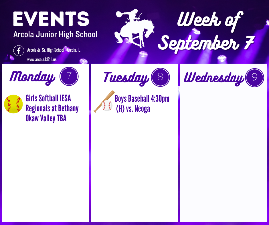 Week of September 7