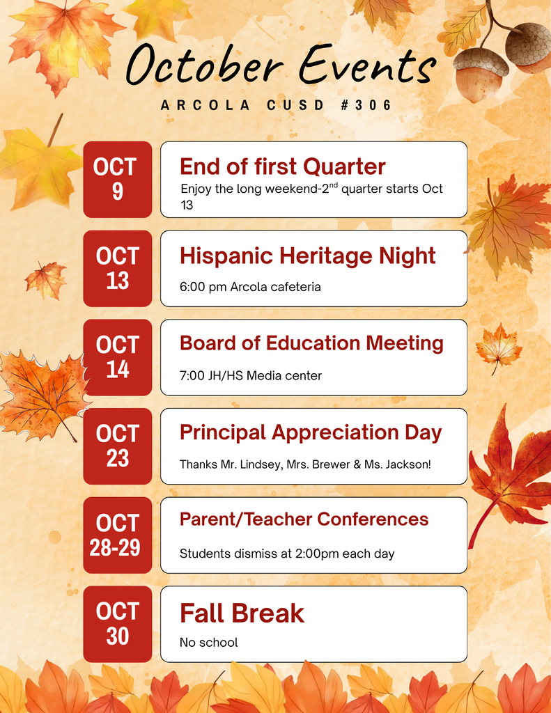 October events