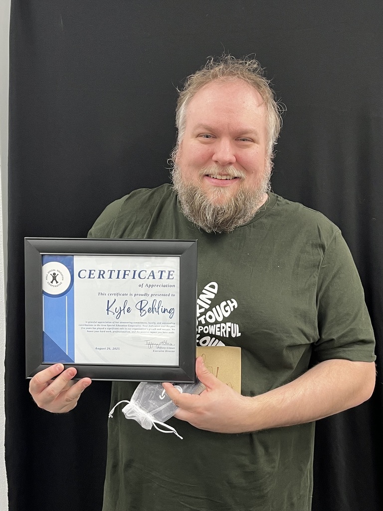 Kyle Behling, 5 years of service at ASEC