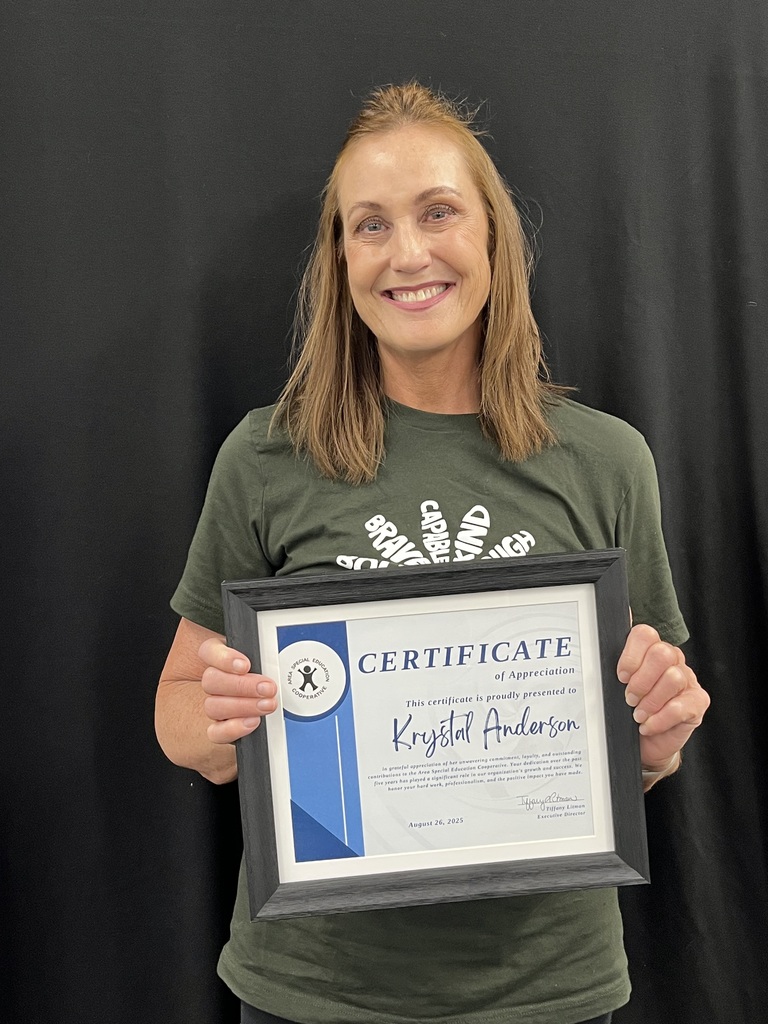 Krystal Anderson 5 years of service to ASEC