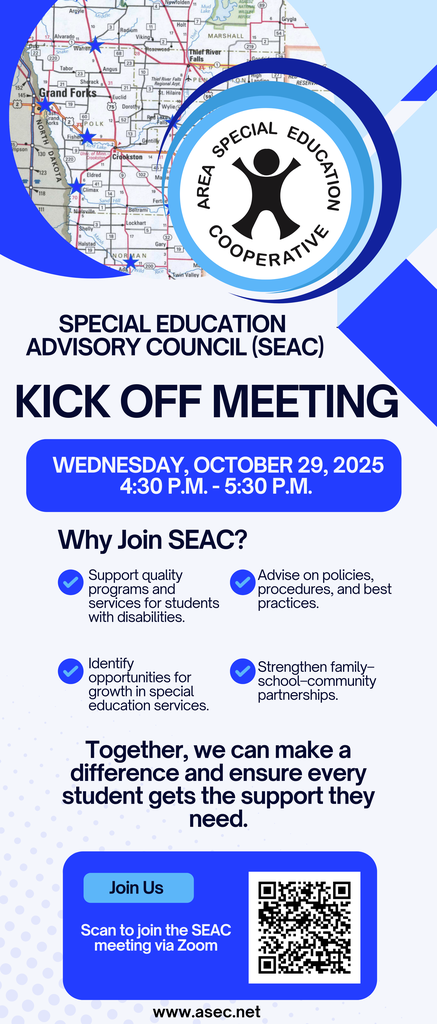 SEAC Kick off meeting advertisement