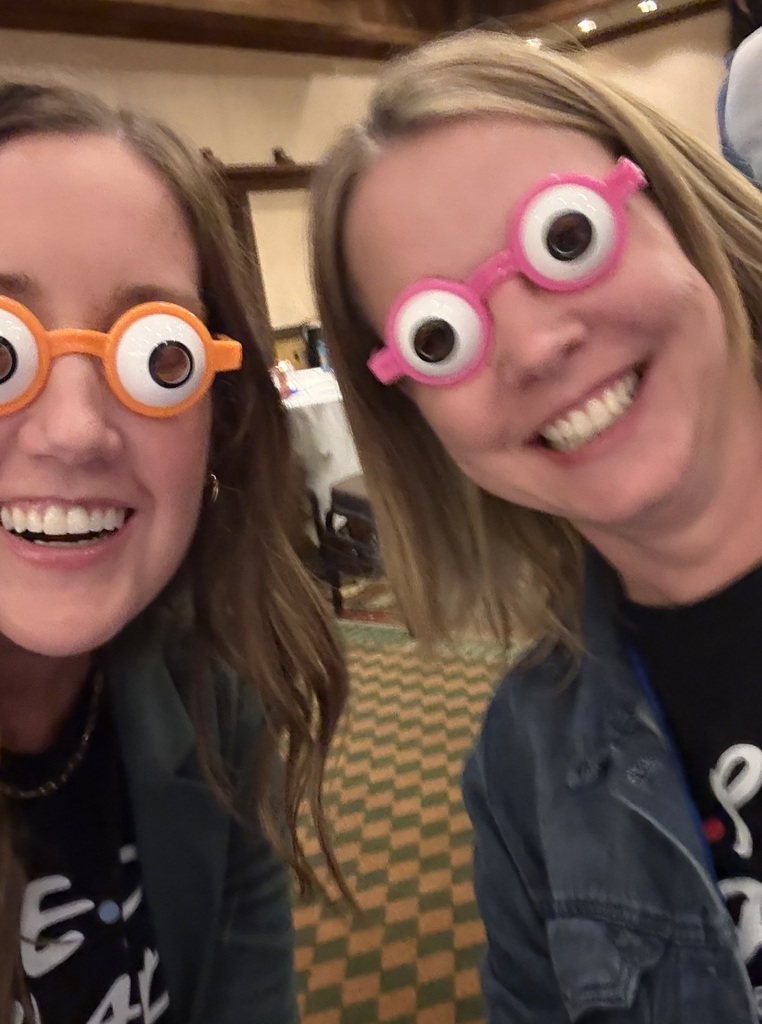 MASE Conference Tanya and Erin goofy glasses