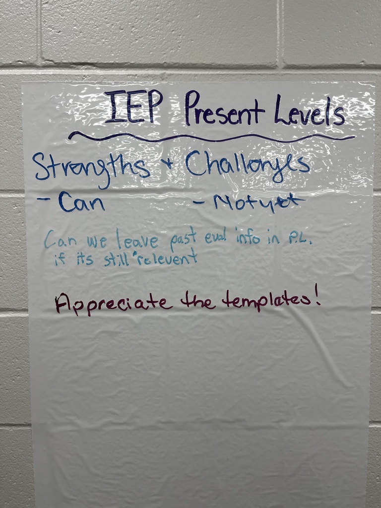 NEW TEACHER COHORT IEP BOOTCAMP