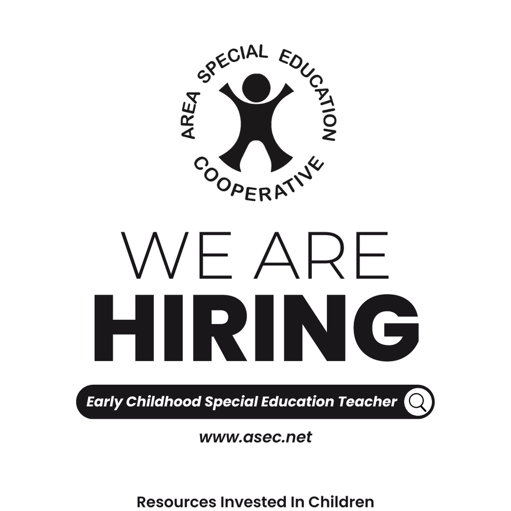 WE ARE HIRING Early Childhood Special Education Teacher