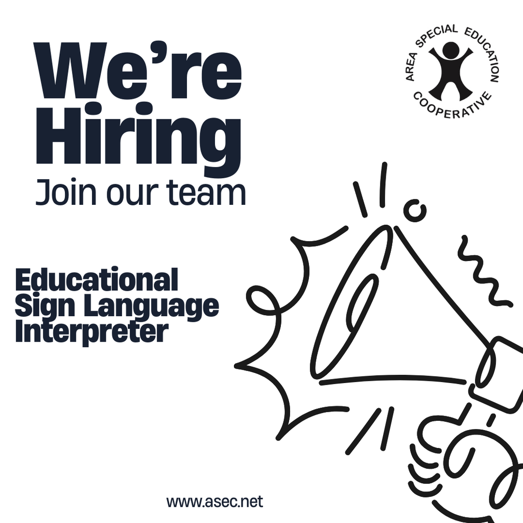 Sign Language Interpreter Job Posting