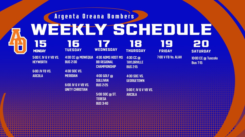 Weekly Calendar