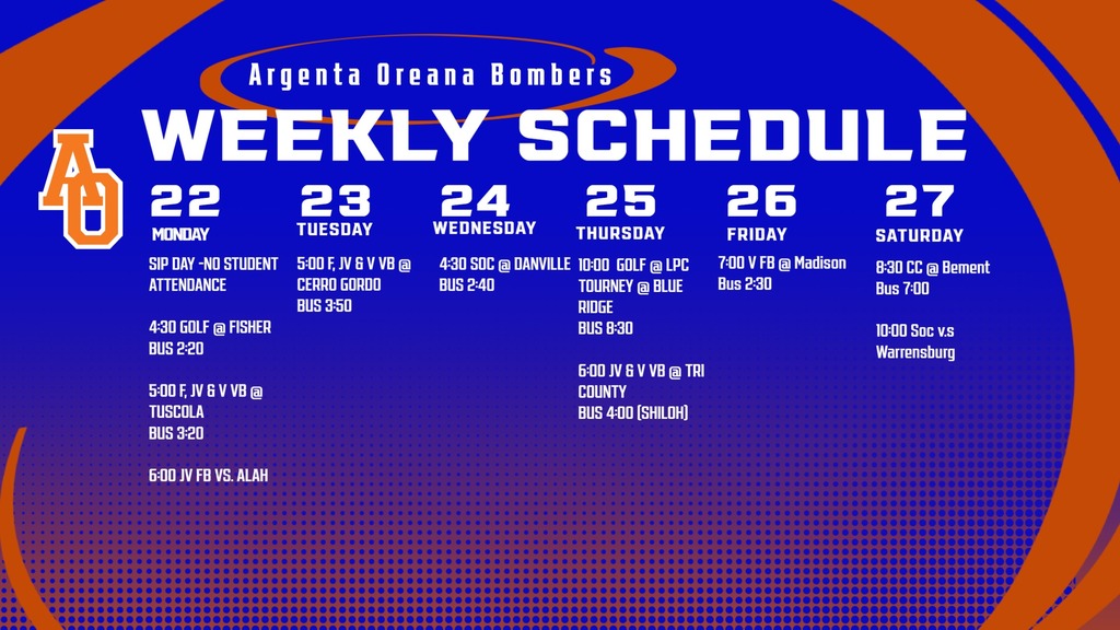 Weekly Calendar