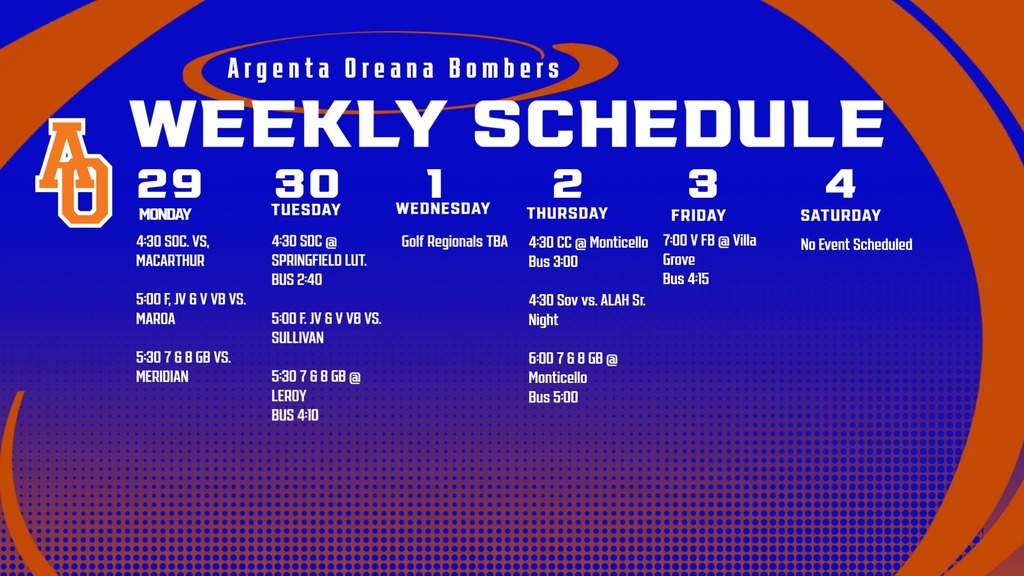 Weekly Calendar