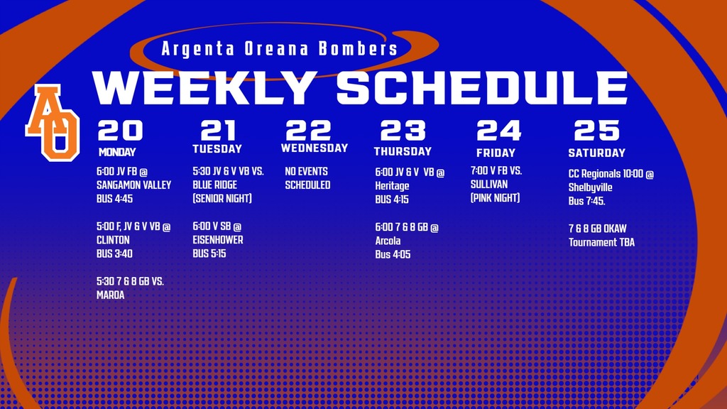 Weekly Calendar