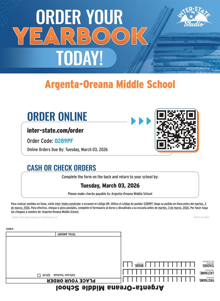 Yearbook Order Form