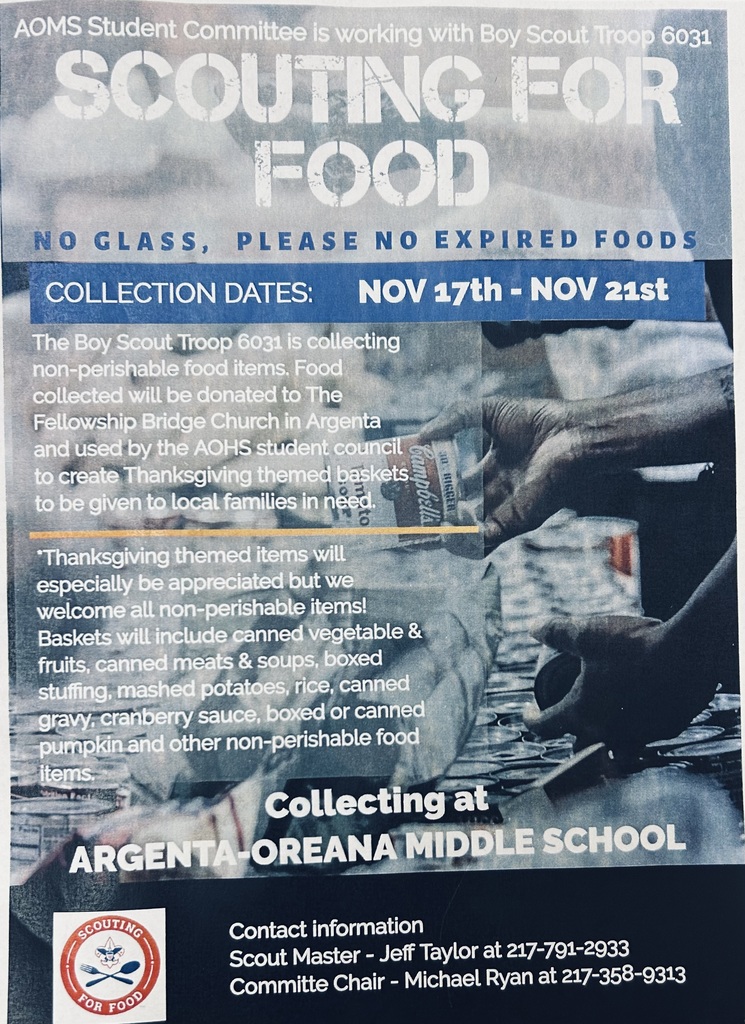 Scouting for Food   -Last  Day is Friday!!!