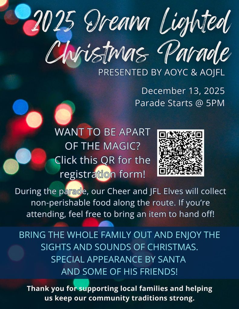 Christmas Parade Flyer