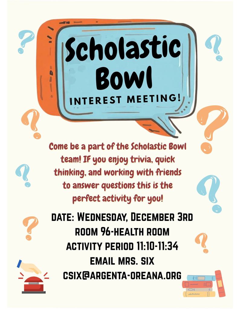 Scholastic Bowl Informational Meeting