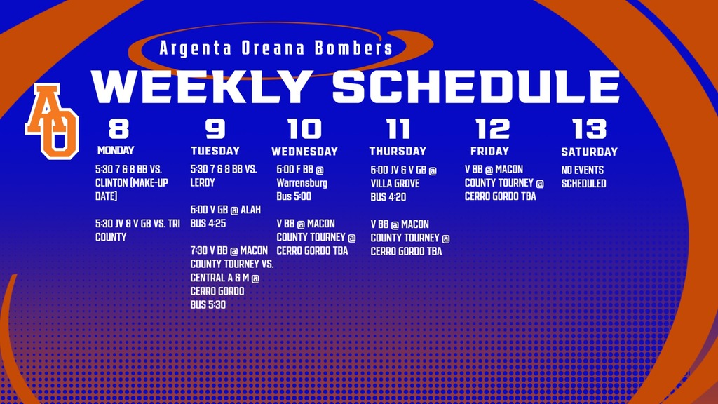 Weekly Calendar