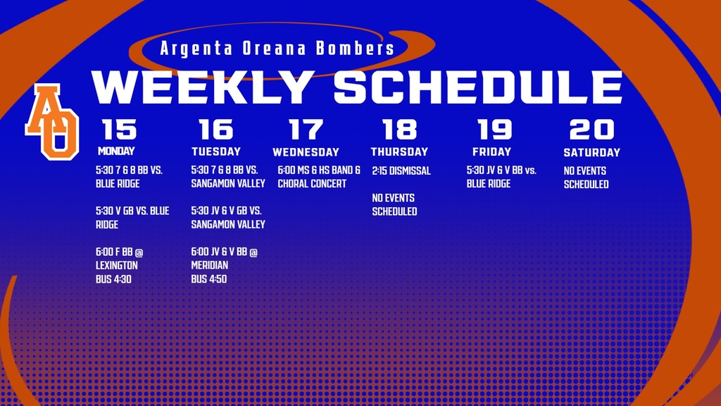 Weekly Calendar