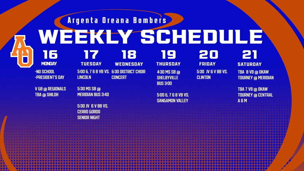 Weekly Calendar