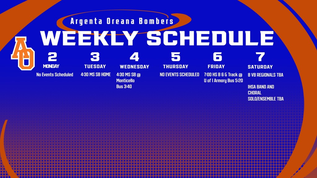 Weekly Calendar