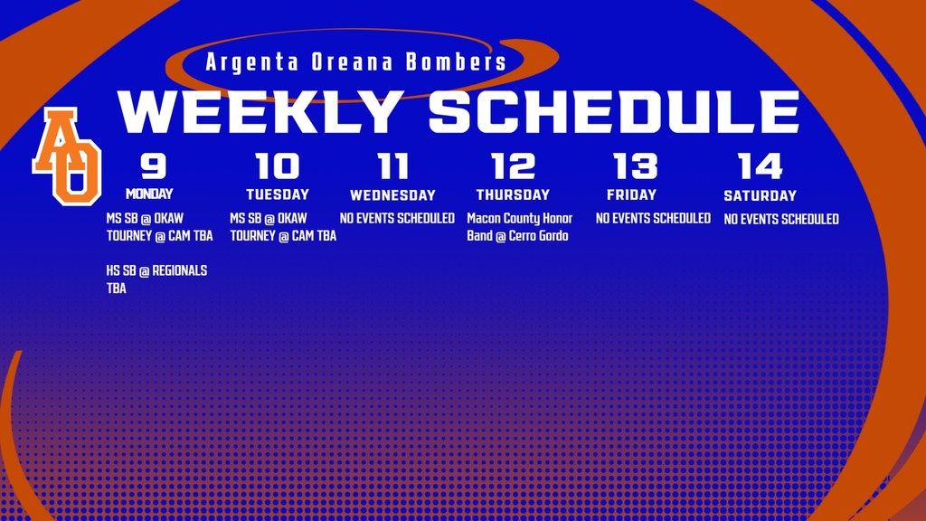 Weekly Calendar