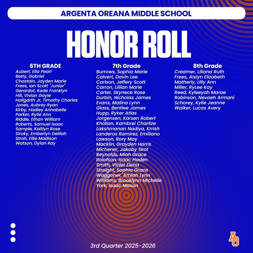 Honor Roll  -Third Quarter