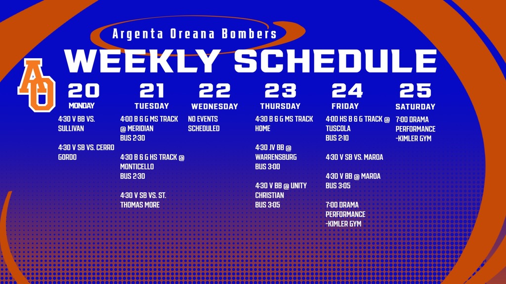 Weekly Calendar