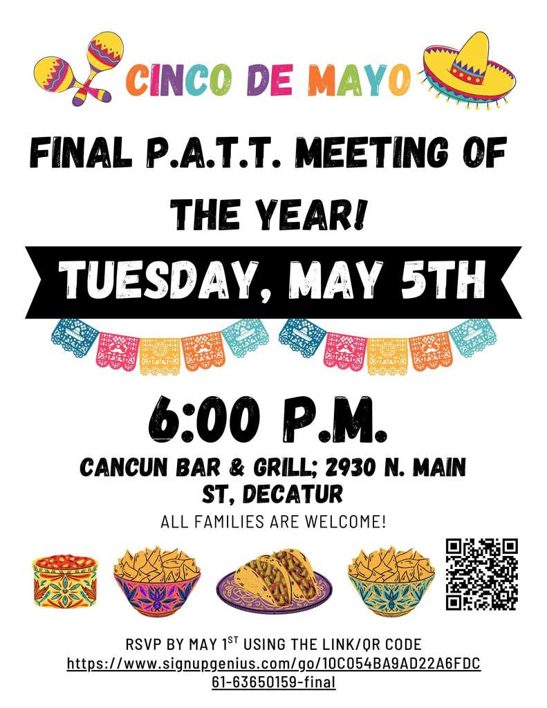 PATT Meeting info