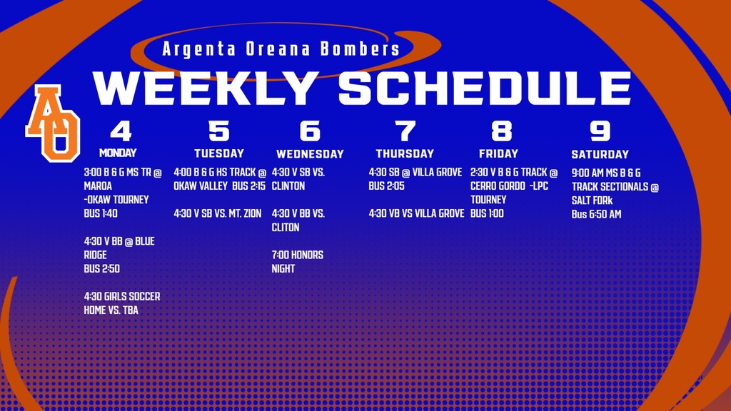 Weekly Calendar