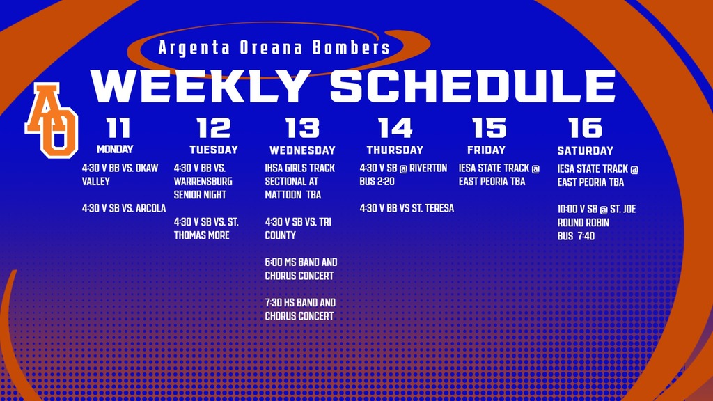 Weekly Calendar