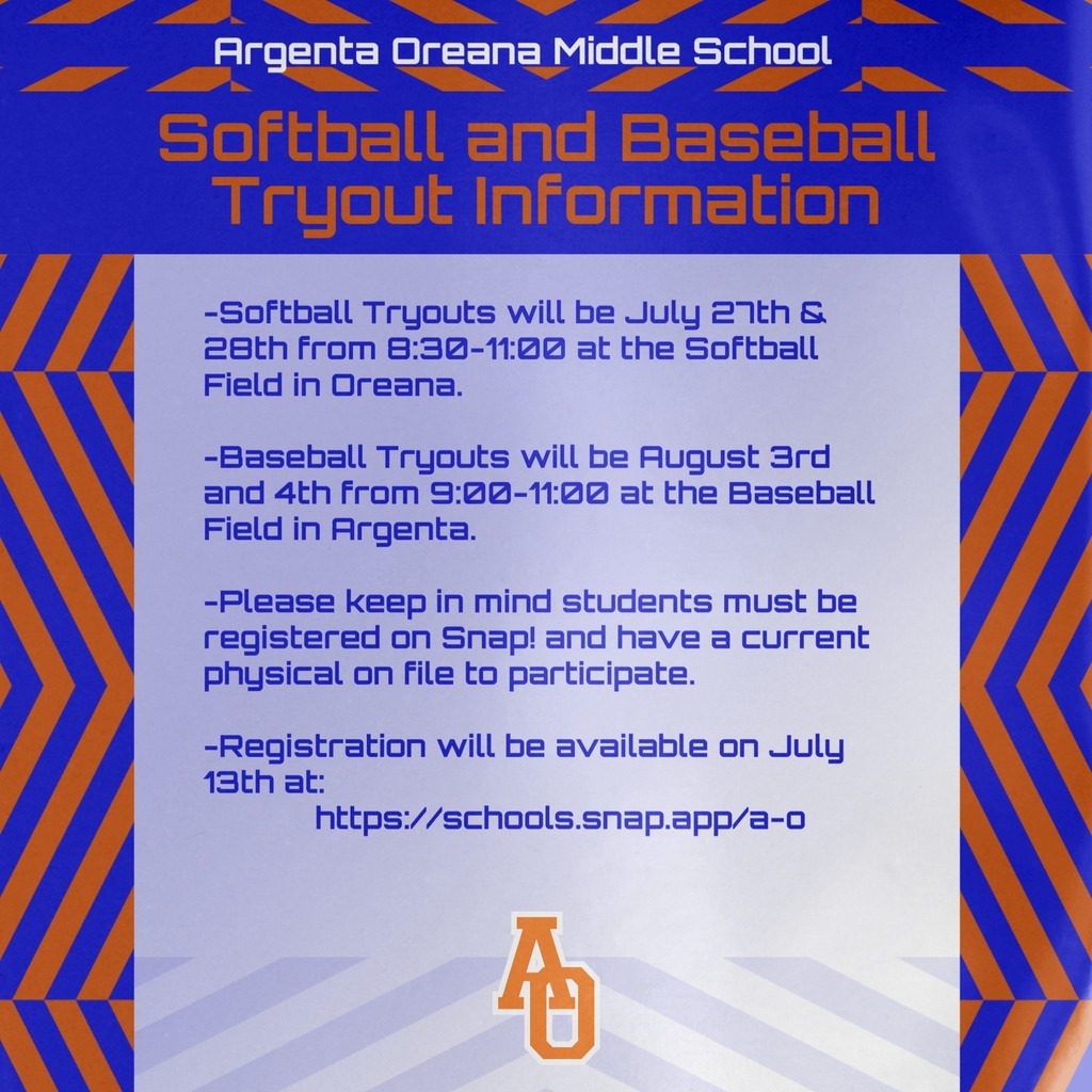 Tryout Info