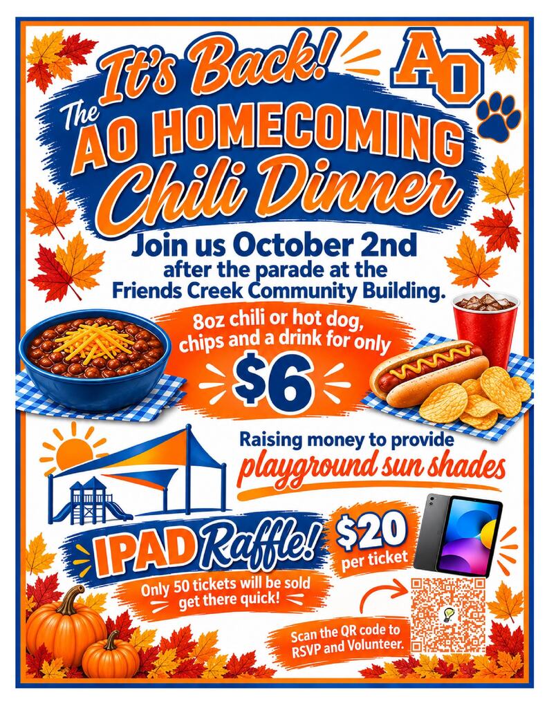 Homecoming Chilli DInner Info