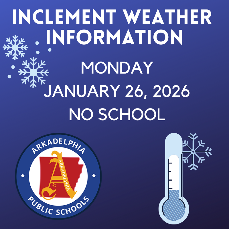 Inclement Weather Announcement for January 26, 2026