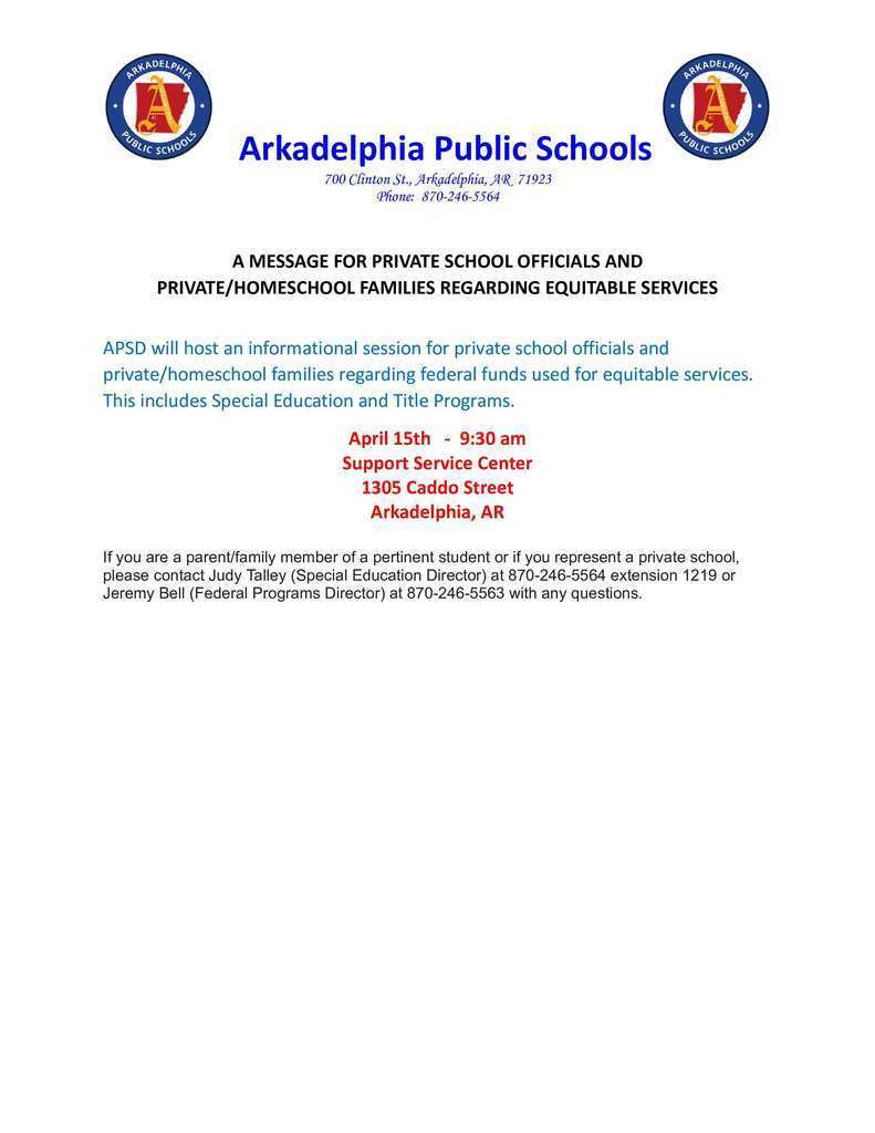 Private School/school flyer