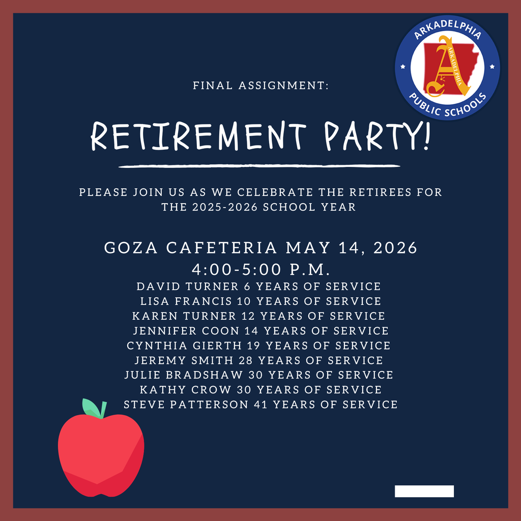Retirement Reception Announcement