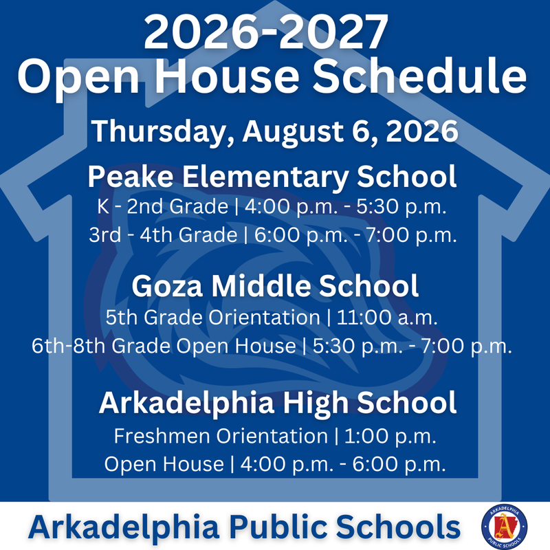 Open House - All Grades