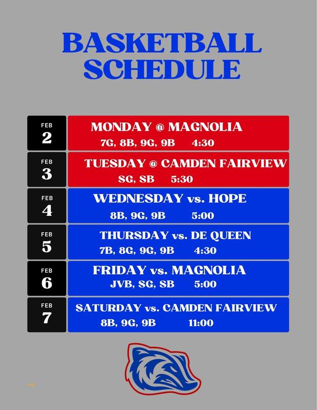Basketball Schedule Update