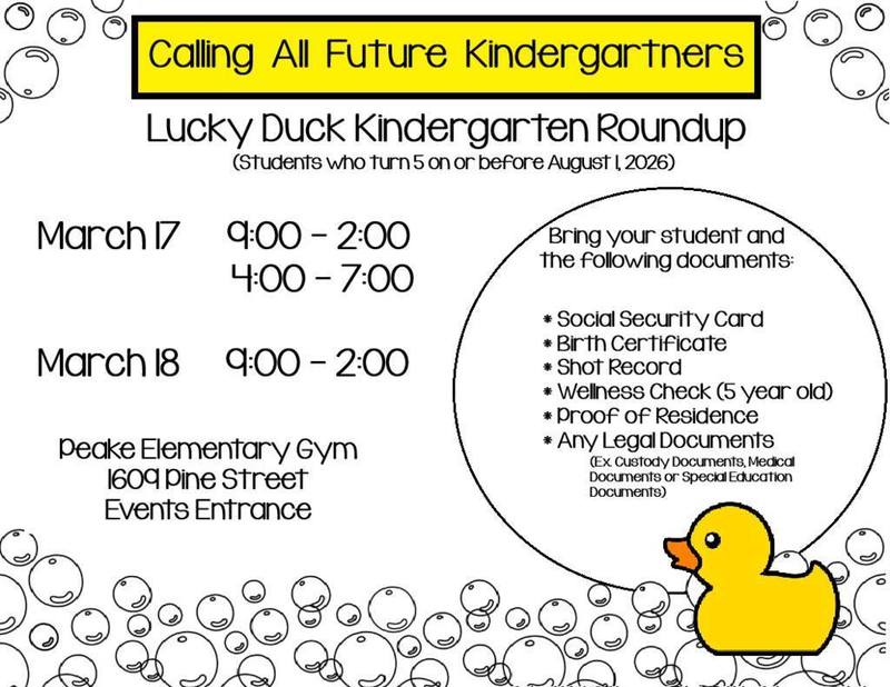 Kindergarten Registration